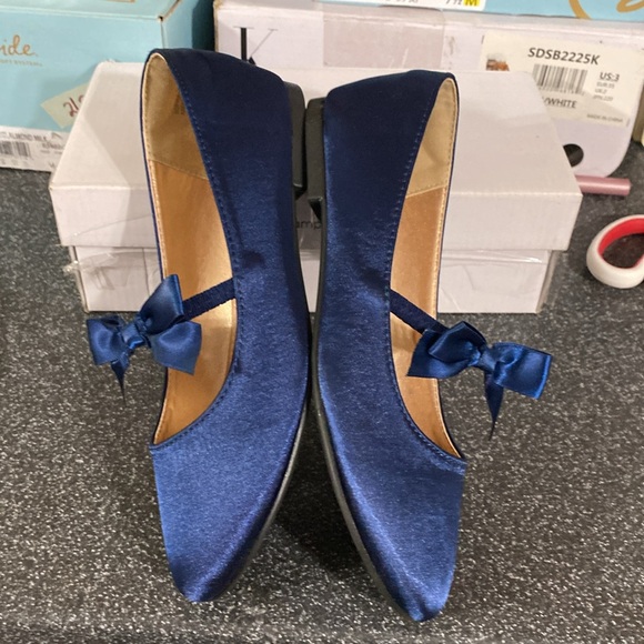 DREAM PAIRS Girls Dress Shoes Bowknot Ballet Shoes size 3 - Picture 7 of 8